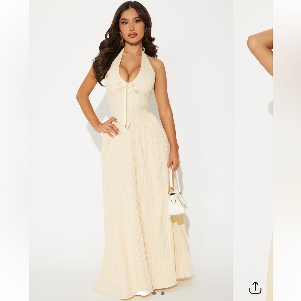 Fashion Nova Maxi Sundress Scoop Neck Sleeveless